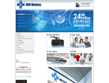 Tablet Screenshot of mwmedical.com.sg